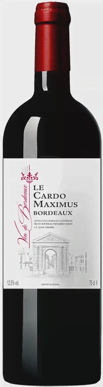 Вино красное сухое Maison Bouey, "Le Cardo Maximus" Rouge, Bordeaux AOC, 2021, 0.75 л