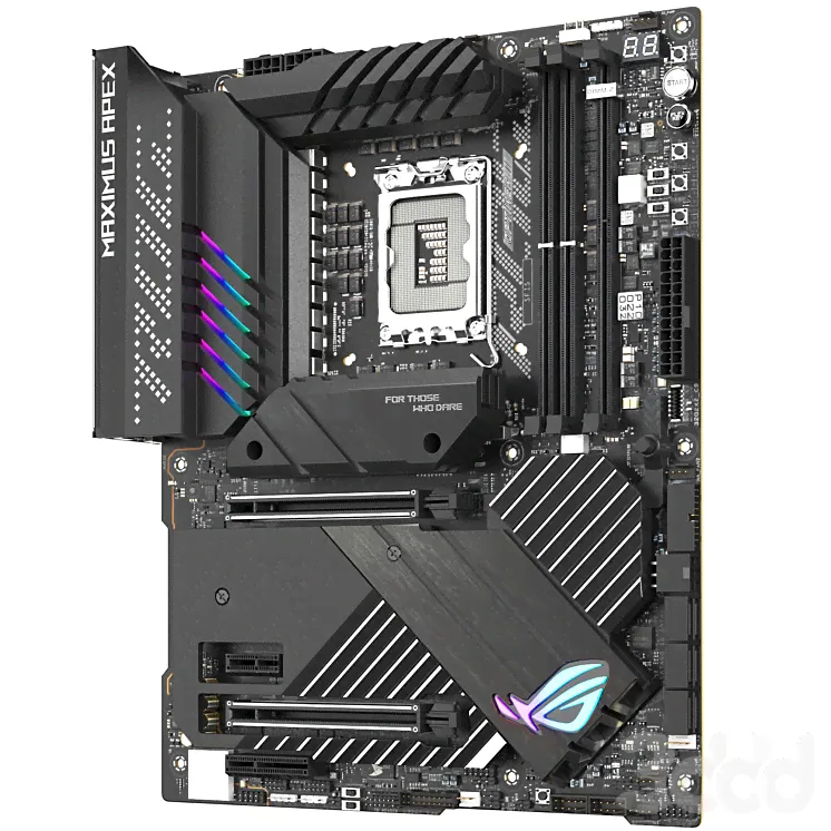 ASUS ROG Maximus Z690 Apex - Компьютеры, электроника - 3D модель-2