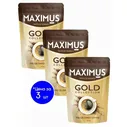 Кофе растворимый MAXIMUS "Gold Collection" в мягкой упаковке. (3 шт. по 70гр)