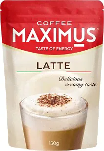Кофейный напиток 150г Maximus ЛАТТЕ м/у-0