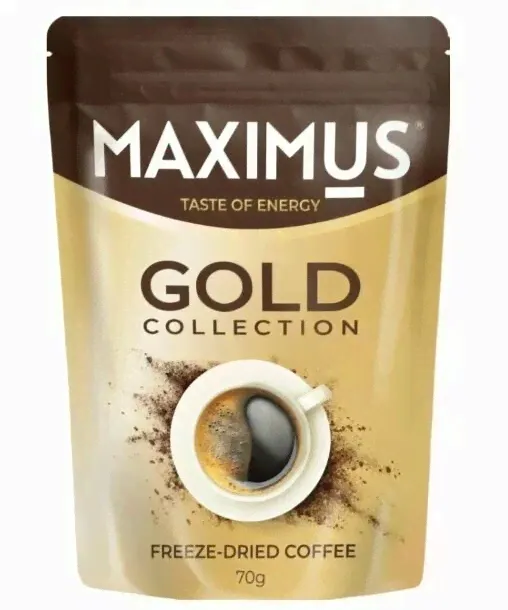 Кофе сублимированный растворимый натур. ''Gold collection'' Maximus 70гр м/у-0