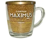 Maximus Gold кофе растворимый в стеклянной кружке, 70 г