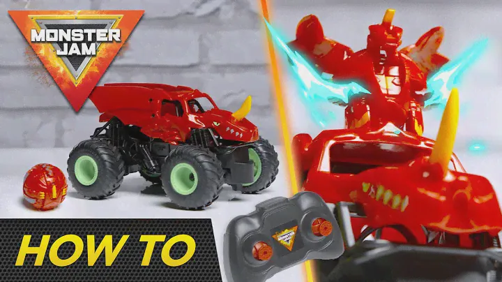 How to drive the BAKUGAN RC Truck and unleash Dragonoid! 🔥 MONSTER JAM RC trucks