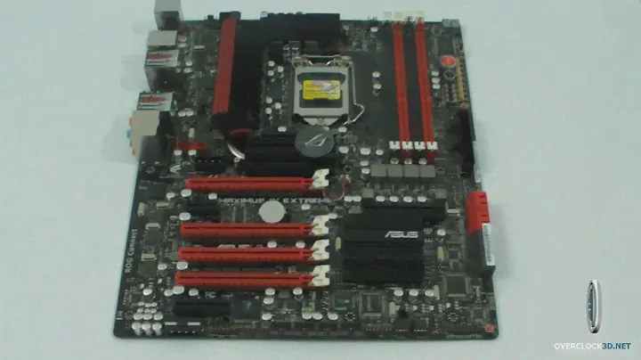 Asus Maximus Extreme IV First Look Sandy Bridge 1155