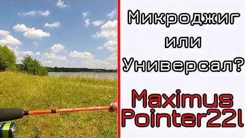 Спиннинг для микроджига, окунь и съедобная резина. Maximus Pointer 22l