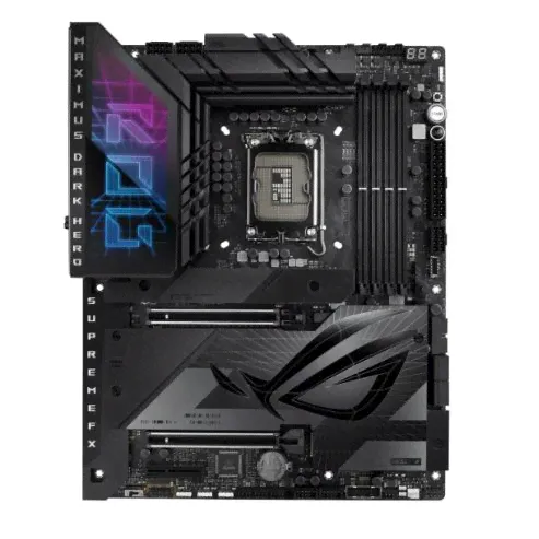 Материнская плата ASUS ROG MAXIMUS Z790 DARK HERO (ROG MAXIMUS Z790 DARK HERO) - LGA 1700, Intel Z790, DDR5, 2хPCI-Ех16, 5хМ.2, ATX