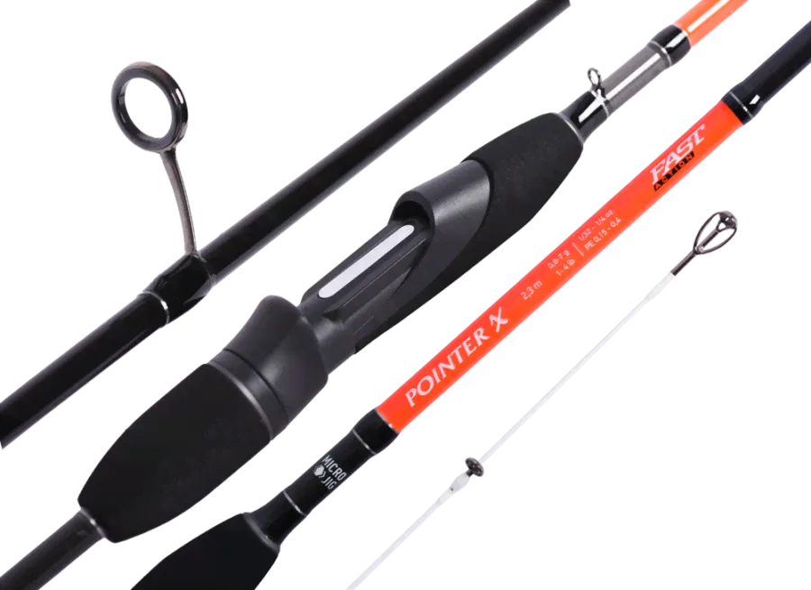 Удилище спин. Maximus POINTER-X Microjig 23UL 2,3m 0.8-7g