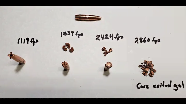 125gr Cutting Edge Maximus 6.5 Creedmoor ballistics gel test