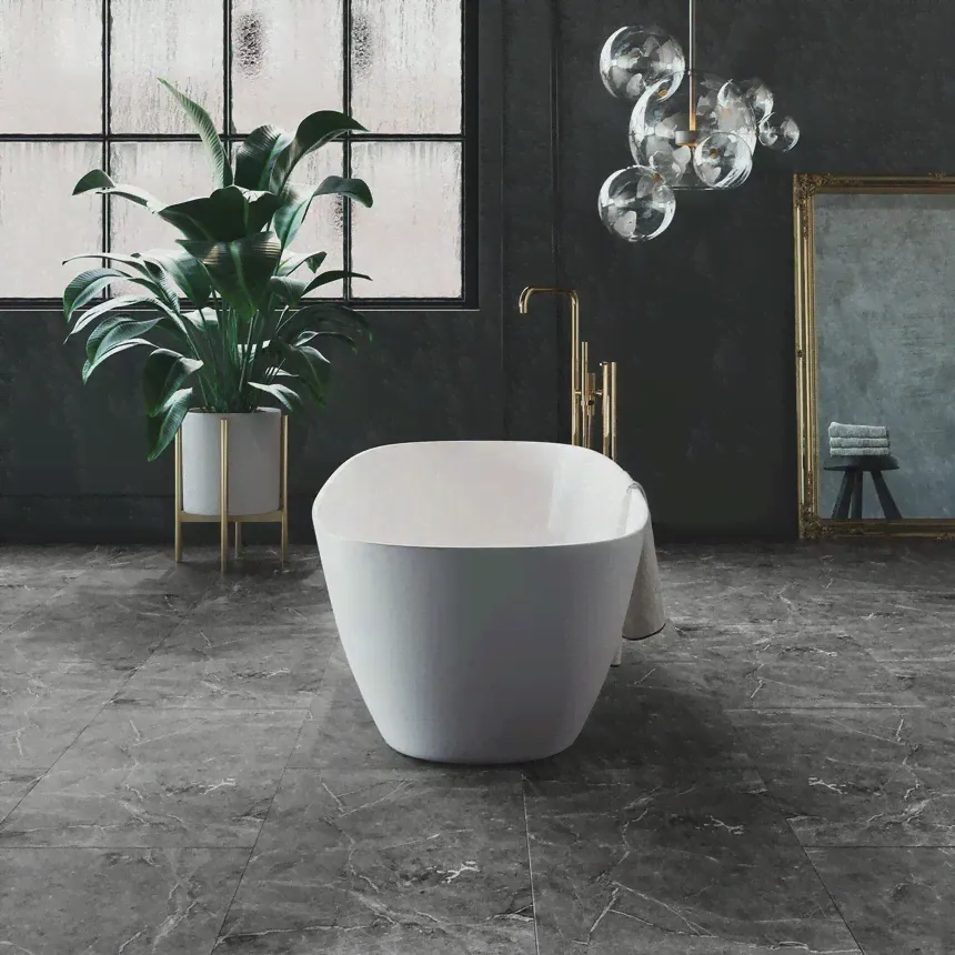 LVT INVICTUS MAXIMUS DB TILE HUDSON STONE GRAPHITE 97, 914*457*2,5мм, уп3,34м²