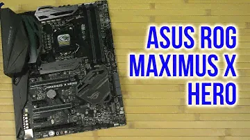 Распаковка Asus Rog Maximus X Hero