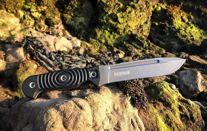 Нож фиксированный Kizlyar Supreme Maximus Aus8 TW G10-BH Black-0