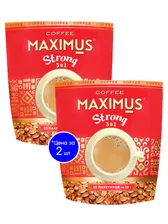 Кофейная растворимая смесь "Кофе 3в1 Strong" TM Maximus 20 пакетиков по 18г, 2 упаковки