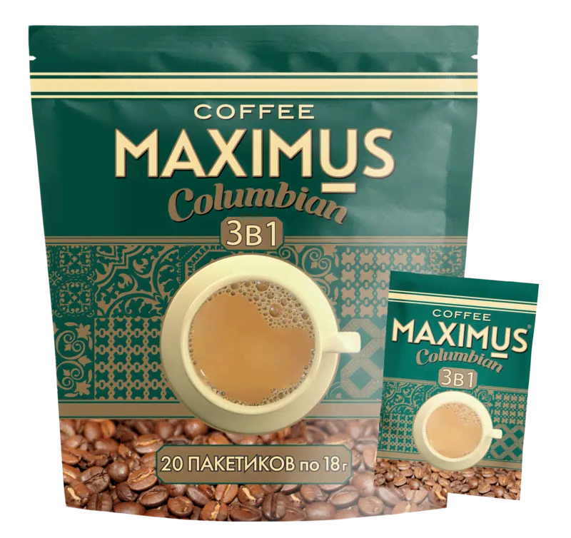 Кофе Maximus Colambian 3 в1 18г*20п-0