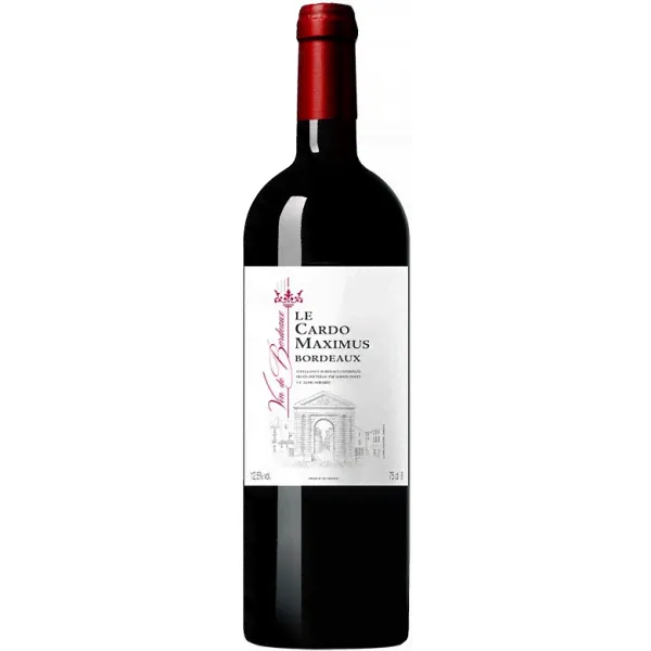 Вино Maison Bouey Le Cardo Maximus Rouge Bordeaux AOC, 2021, 0.75 л