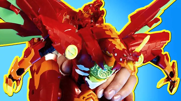 This HUGE Dragonoid Action Figure Roars and Lights Up!