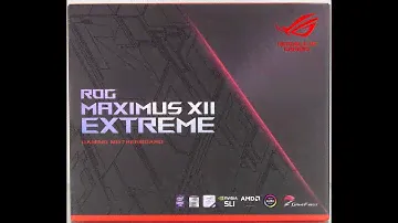 ASUS Maximus XII Extreme Livedash OLED demo