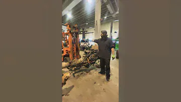 What does the power train Jerrod is mounting in his diesel bouncer build “Maximus” weigh? Find out!