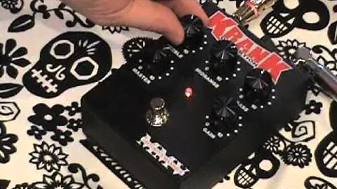 KRANK Amps DISTORTUS MAXIMUS guitar effects pedal demo