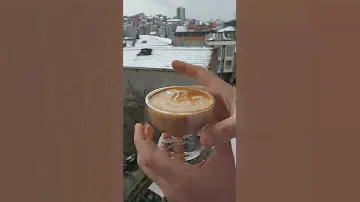 Latte art with Kruve Imagine Cappucino Cup! 🤍☕📸