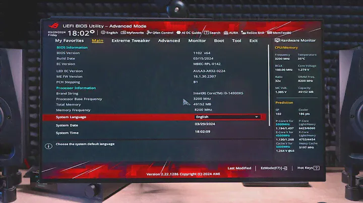 Z790 APEX ENCORE w/ 14900KS | 48GB@8200-36 [ BIOS 1102 ]