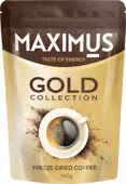 Кофе Maximus Сублимированный "Gold Collection" 140 гр. м/у (24)