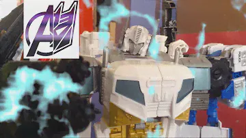 Transformers Stop Motion [Combiner wars]Pt3 Optimus Maximus vs Devastator