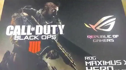 Asus ROG Maximus XI Hero Z390 Call of Duty  Black Ops 4 Edition Unboxing | Tech Land