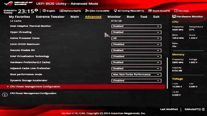 ASUS Maximus VII Hero BIOS