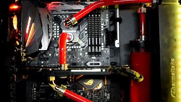 kaby lake z270 rog maximus ix hero watercooled system build