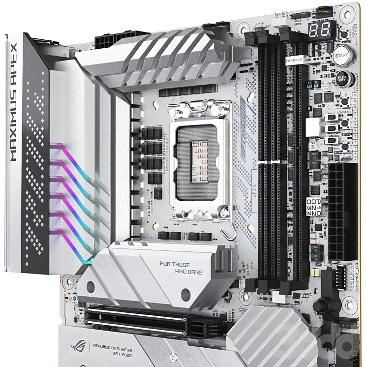 Asus ROG Maximus Z790 Apex - Компьютеры, электроника - 3D модель-0