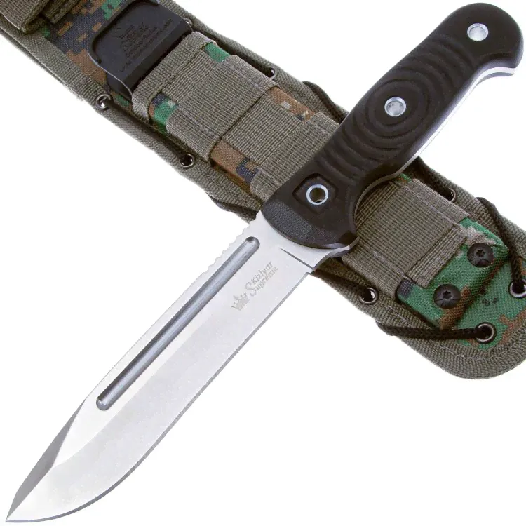 Нож Kizlyar Supreme Maximus сталь Sleipner Tacwash, рукоять G10-3