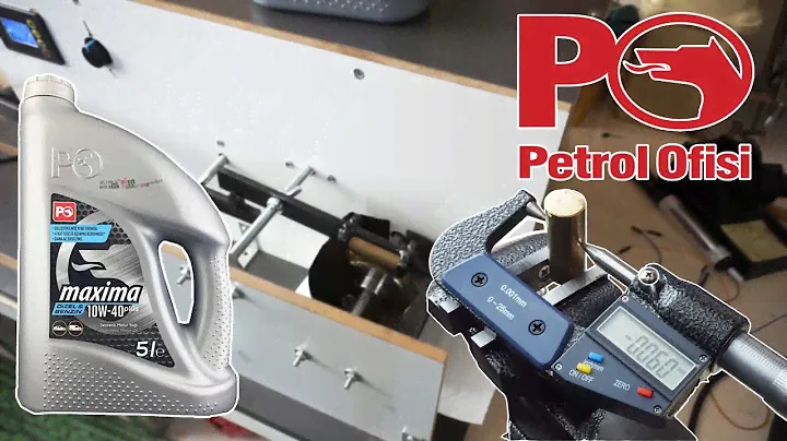 Petrol Ofisi Maxima Dizel Benzin 10w40 Plus Yağ Sürtünme Testi