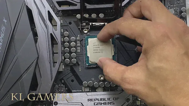 intel Core i7 8700K ASUS ROG MAXIMUS X HERO Vacuum Clean Dust