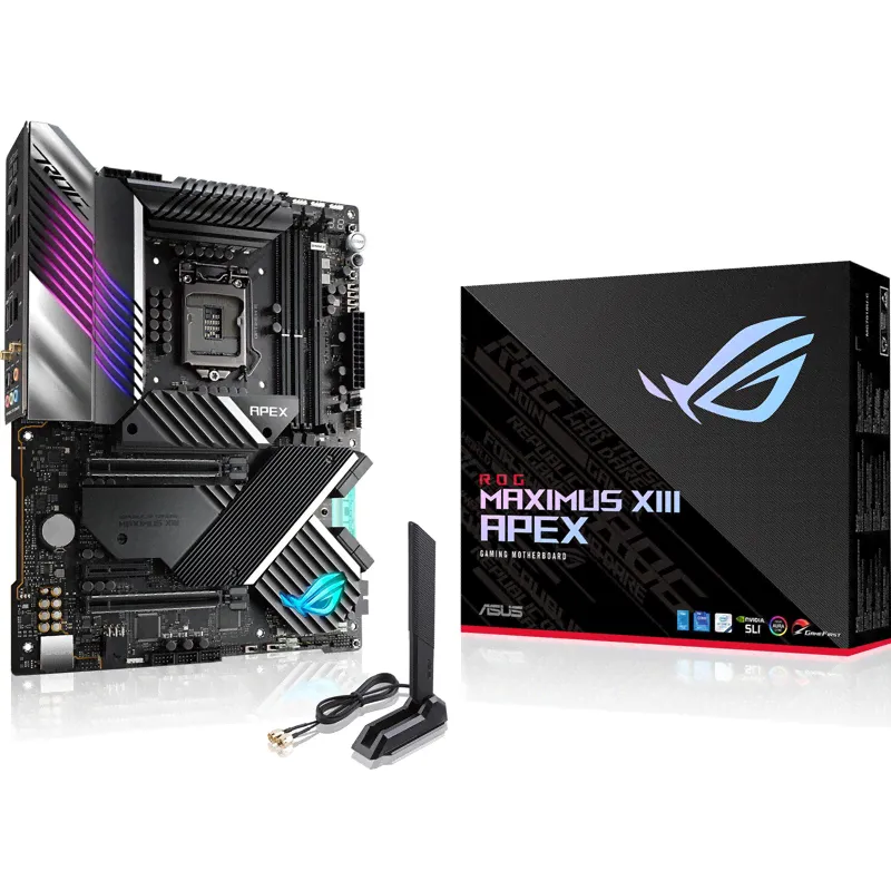 Материнская плата Asus ROG MAXIMUS XIII APEX ATX LGA 1200, ROG MAXIMUS XIII APEX-0