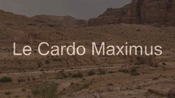 Jordanie-Pétra-Le theatre et le cardo maximus