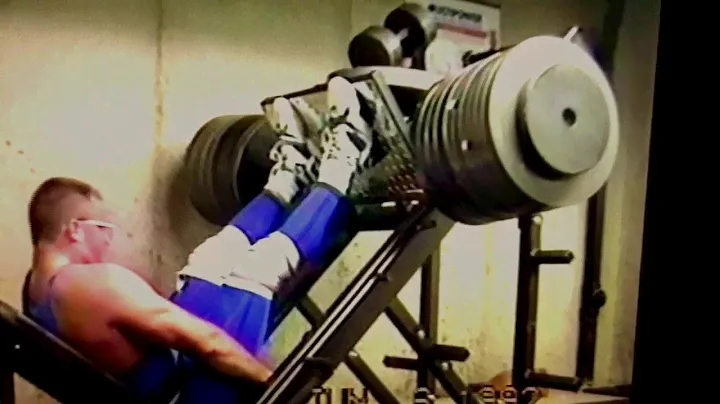 Buffalo Bills Jamie Mueller NFL 1,340 lbs Legpress x 6 Reps