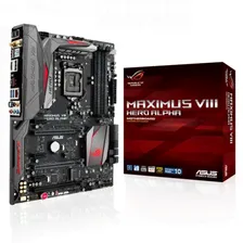 Материнская плата Asus MAXIMUS VIII HERO ALPHA S1151 Intel,USB3.1,SATA,U.2,MB ; 90MB0P50-M0EAY0