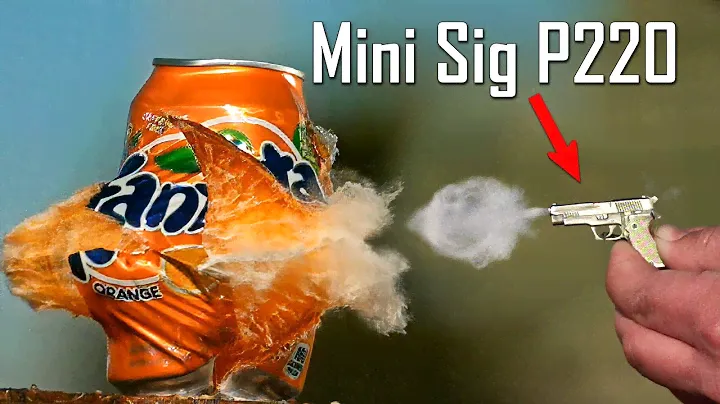 How POWERFUL is a Mini Gun? - Ballistic High-Speed