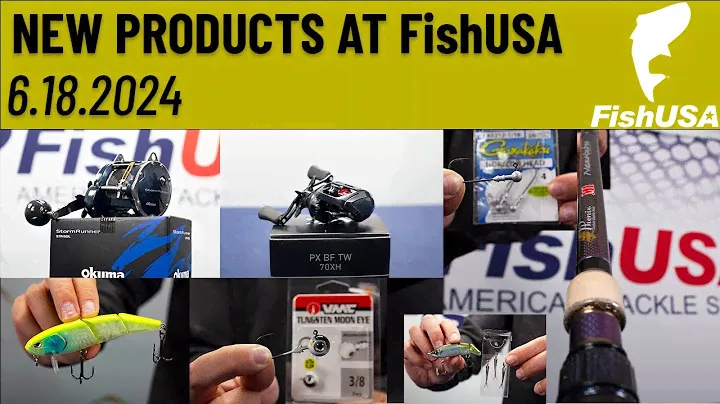 New Products at FishUSA - 6.18.2024 - From Okuma, VMC, Gamakatsu, Shimano, SPRO, Daiwa, Phenix Rods