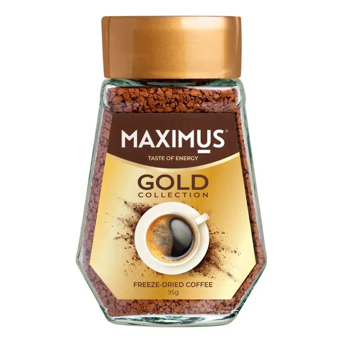 Кофе Maximus Gold Collection сублимированный растворимый 95 г-0