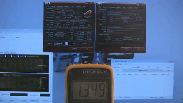 ASUS Maximus IV Extreme-Z VRM test [PCAXE.COM]