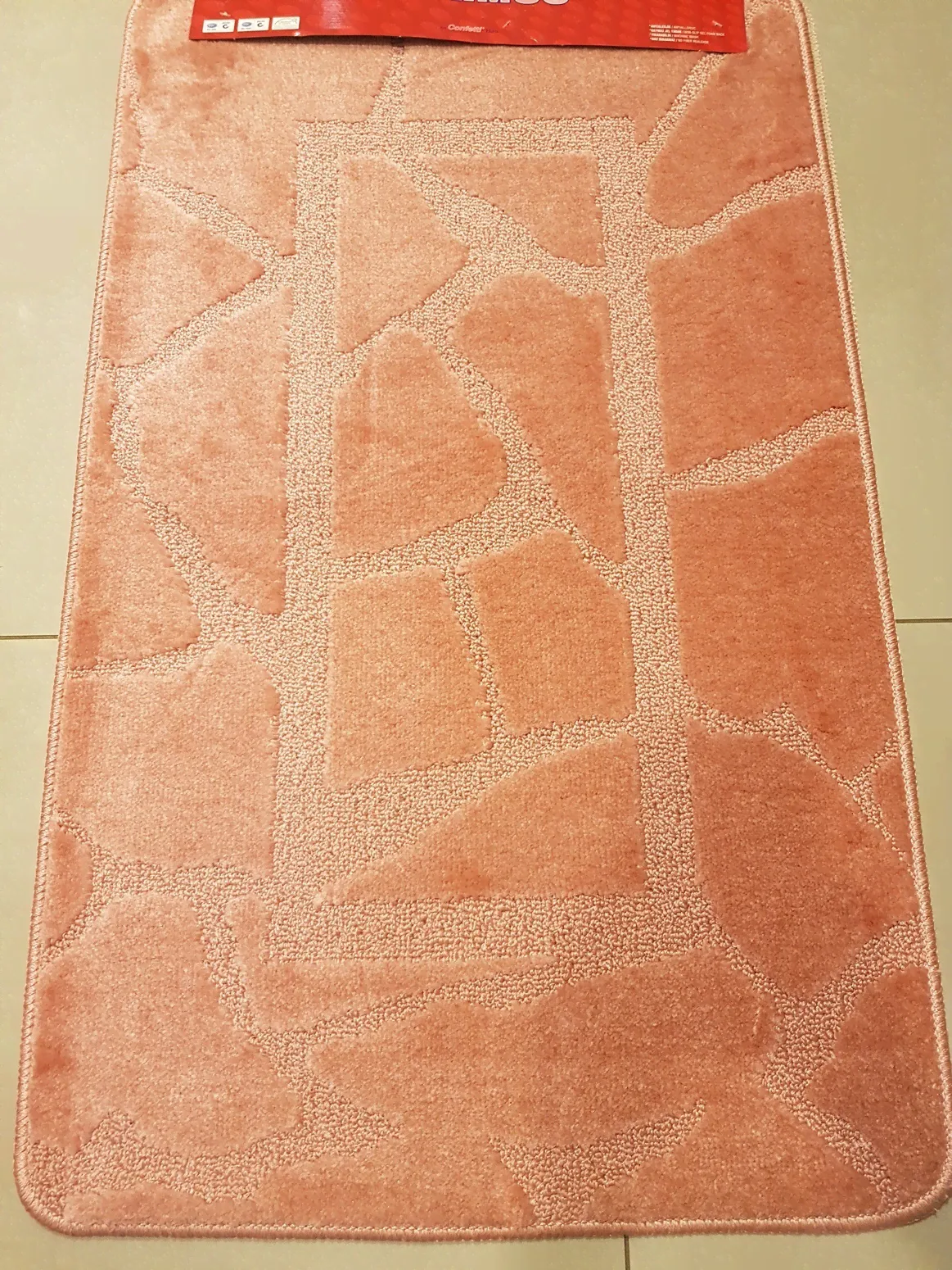 Комплект ковриков для ванной Confetti Maximus ELIT Carpet 5011 BQ 2580 Dusty Rose 0,6х1/0,5х0,6 Турция-2