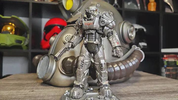 Fallout: Movie Maniacs Statue: Maximus UNBOXING 4K
