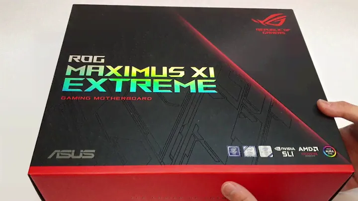 Unboxing ASUS ROG MAXIMUS XI EXTREME GAMING MOTHERBOARD