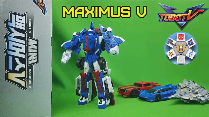 Tobot V Mini Maximus V Review | 또봇 V 미니 맥시머스 V 원어민 영어 리뷰