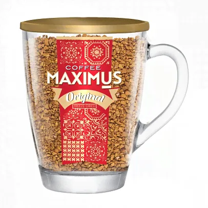 Кофе растворимый Maximus "Original", в стеклянной кружке, 70 г