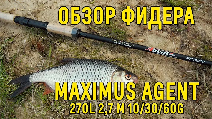 Обзор фидера Maximus AGENT 270L 2,7 m 10/30/60g