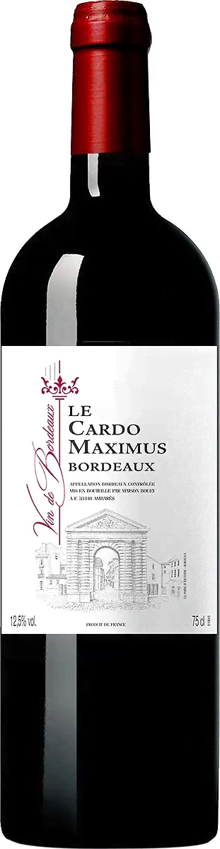 Вино Maison Bouey, Le Cardo Maximus Rouge, Bordeaux AOC