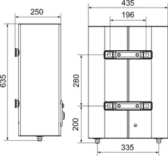 Водонагреватель Electrolux EWH 30 Maximus 2 кВт, погружной ТЭН, белый