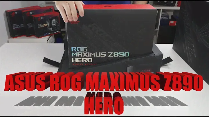 ASUS ROG MAXIMUS Z890 HERO unboxing